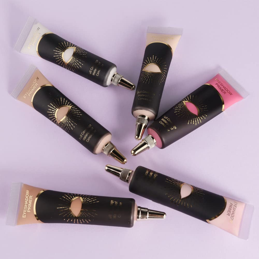 12ML Eyeshadow Base Cream Base for Eyeshadow Concealer Ivory Eyeliner Cream Concealer Eye Base for Eyeshadow (01)