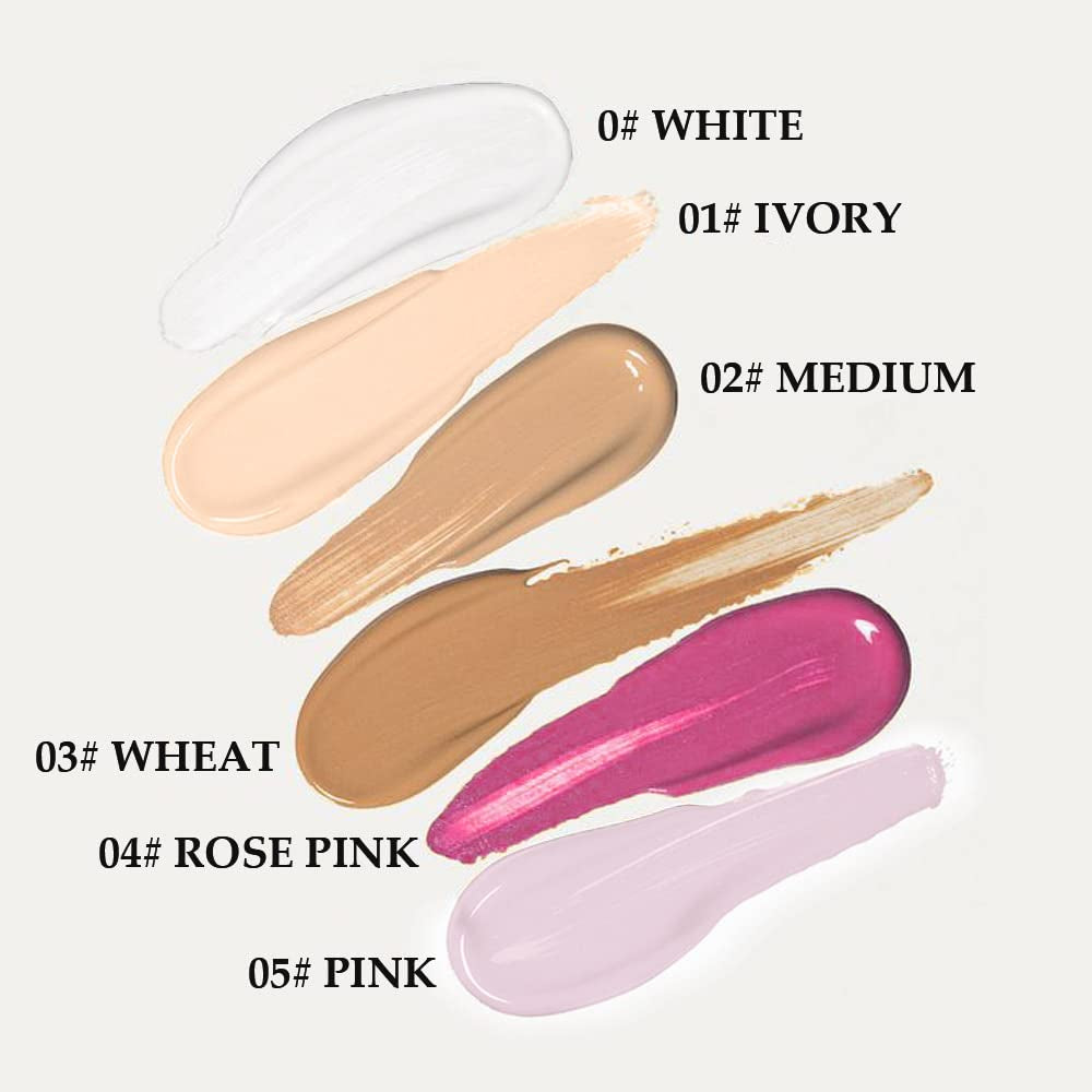 12ML Eyeshadow Base Cream Base for Eyeshadow Concealer Ivory Eyeliner Cream Concealer Eye Base for Eyeshadow (01)